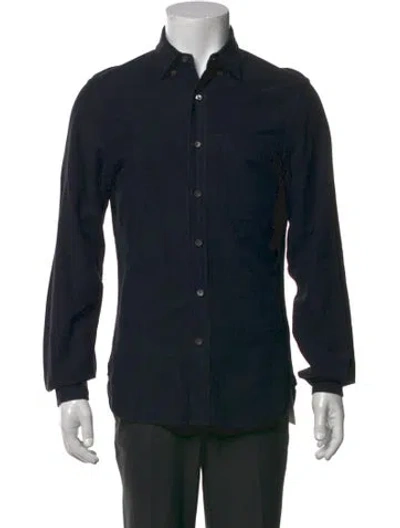 Pre-owned Alex Mill Long Sleeve Shirt In Black