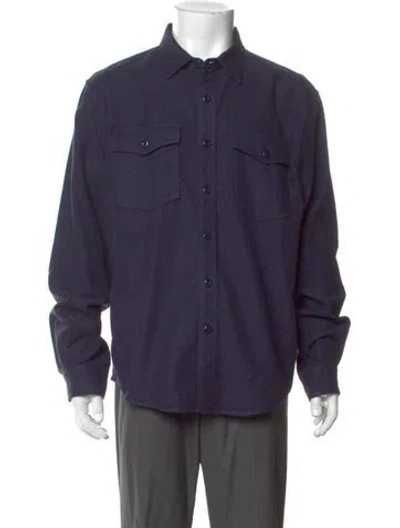Pre-owned Alex Mill Long Sleeve Shirt In Blue