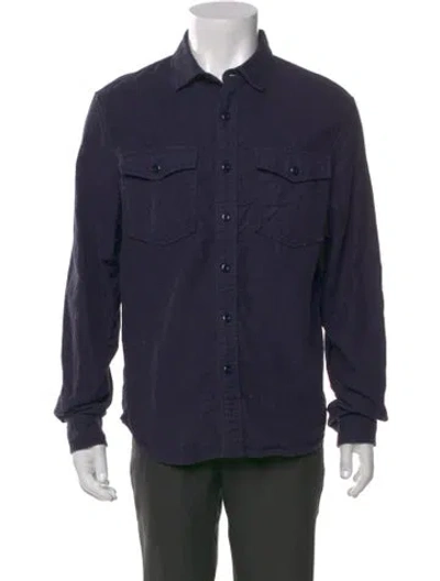 Pre-owned Alex Mill Long Sleeve Shirt In Blue