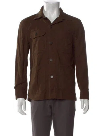 Pre-owned Alex Mill Long Sleeve Shirt In Brown