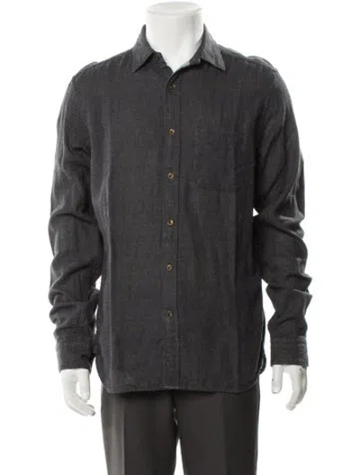 Pre-owned Alex Mill Long Sleeve Shirt In Gray