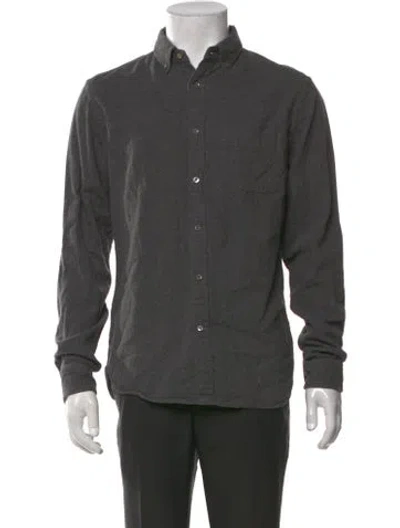 Pre-owned Alex Mill Long Sleeve Shirt In Grey