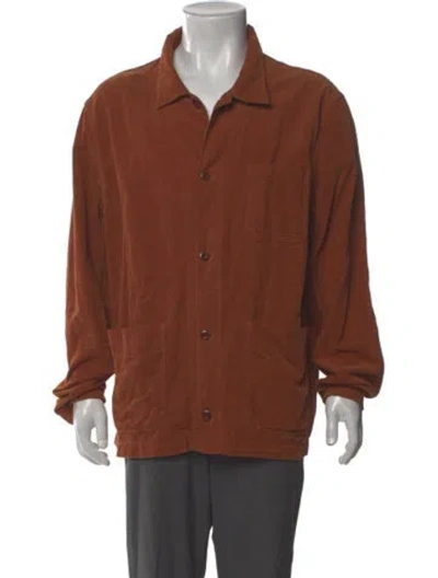 Pre-owned Alex Mill Long Sleeve Shirt In Orange
