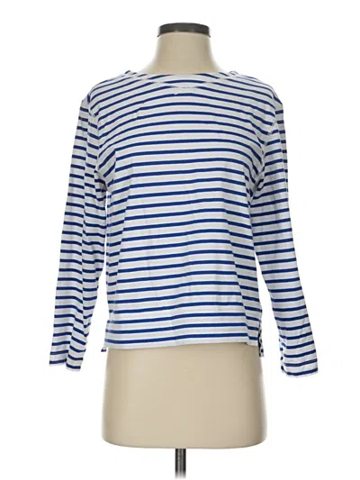 Pre-owned Alex Mill Long Sleeve T-shirt In Blue