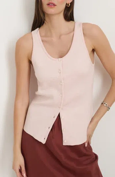 Alex Mill Louisa Cotton & Cashmere Vest In Pink