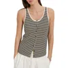 Alex Mill Louisa Stripe Sweater Vest In Multi