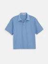 Alex Mill Lucas Polo In Heavyweight Cotton In Blue