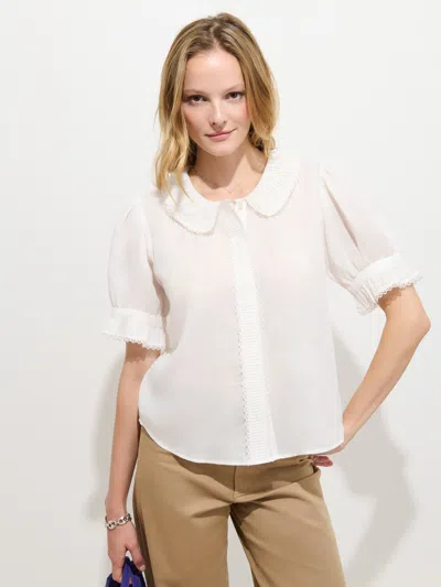 Alex Mill Lucia Top In Ramie In White