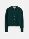 Alex Mill Lucie Cardigan In Cashmere In Cypress Green