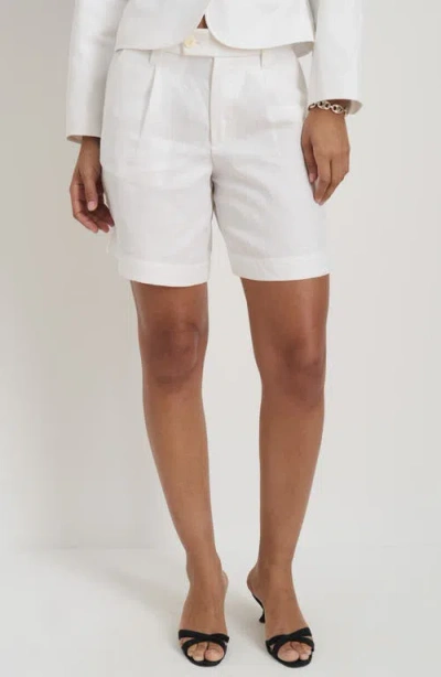 ALEX MILL ALEX MILL LUNA PLEATED LINEN SHORTS