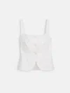 Alex Mill Luna Vest In Linen In White