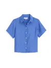 Alex Mill Maddie Linen Button-up Shirt In Ultramarine