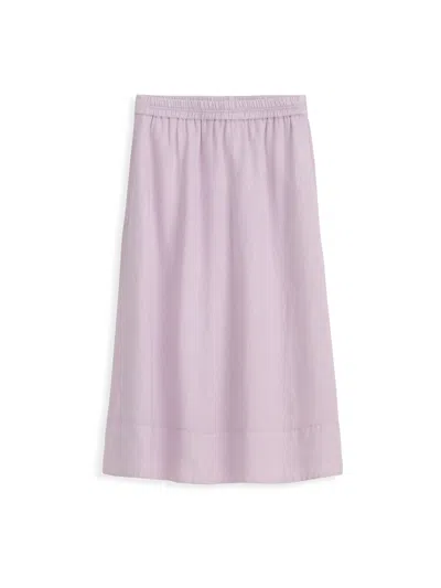 Alex Mill Maddie Skirt In Linen In Thistle