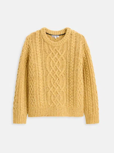 Alex Mill Madelyn Donegal Sweater In Yellow
