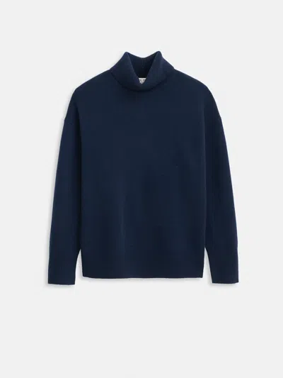 Alex Mill Maisie Turtleneck Sweater In Cashmere In Blue