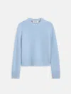 Alex Mill Marais Crewneck Sweater In Cashmere In Blue