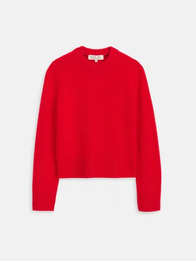 Alex Mill Marais Crewneck Sweater In Cashmere In Red