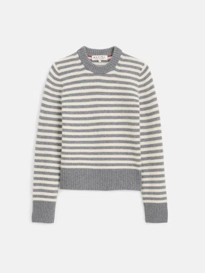 Alex Mill Marais Sweater In Striped Cashmere In Gray