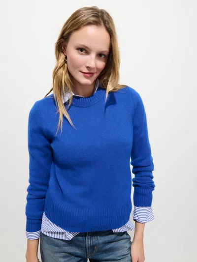 Alex Mill Marais Sweater In Washed Cashmere In Blue