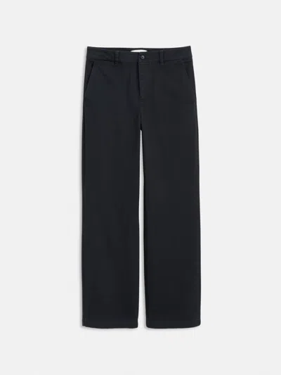 Alex Mill Marci Trouser In Twill In Washed Black