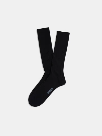 Alex Mill Marcoliani Cotton Sock In Black