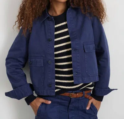 Alex Mill Marfa Work Jacket In Midnight Blue