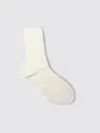 Alex Mill Maria La Rosa Bio Cotton Ribbed Socks In White