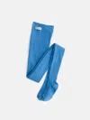 Alex Mill Maria La Rosa Cotton Tights In Blue