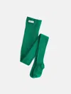 Alex Mill Maria La Rosa Cotton Tights In Green
