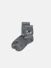 Alex Mill Maria La Rosa Doggy Socks In Gray