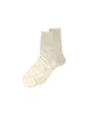 Alex Mill Maria La Rosa Ribbed Laminated Socks