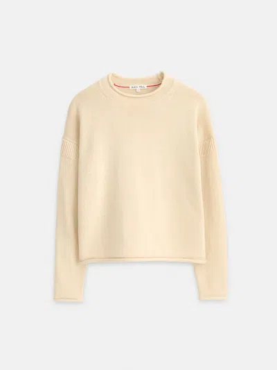 Alex Mill Mariner Rollneck Sweater In Cotton In Pale Oak