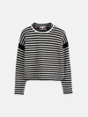 ALEX MILL MARINER STRIPED ROLLNECK SWEATER IN COTTON