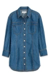 Alex Mill Marissa Shirtdress In Light Weight Denim In Blue
