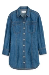 Alex Mill Marissa Shirtdress In Light Weight Denim In Daikanyama Wash