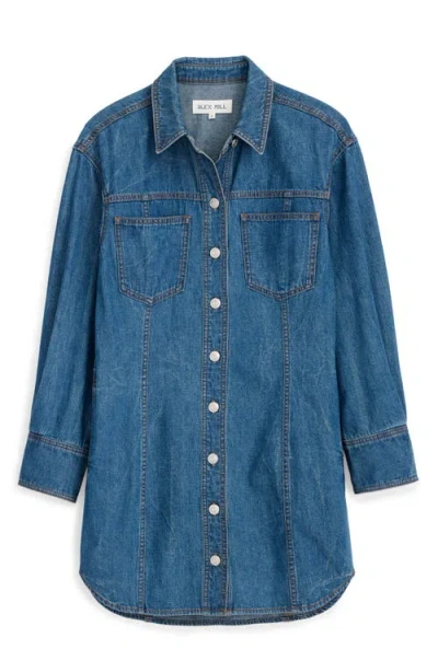 ALEX MILL ALEX MILL MARISSA LONG SLEEVE DENIM SHIRTDRESS
