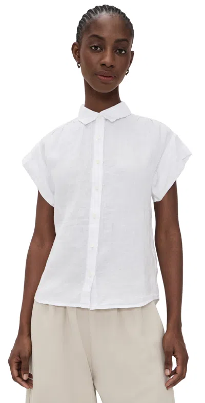 Alex Mill Marlee Shirt In Linen Ivory In White