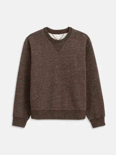 Alex Mill Marlon Sweatshirt In Heather Fleece In Multi