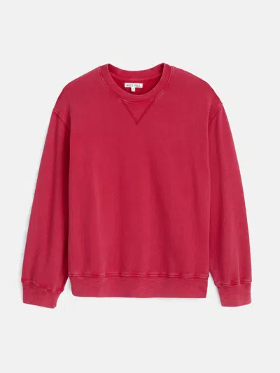 Alex Mill Marlon Sweatshirt In Lightweight Cotton Terry In Red Pepper