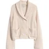 Alex Mill Marseille Cardigan In Cotton Linen In Ivory