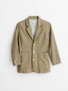 Alex Mill Mathilde Jacket In Linen In Khaki