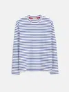 Alex Mill Matt Long-sleeve Tee In Stripe In Natural/blue
