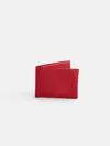 Alex Mill Maximum Henry Bifold Wallet In Red