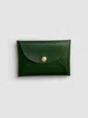 Alex Mill Maximum Henry Snap Card Case In Green