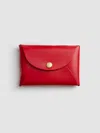 Alex Mill Maximum Henry Snap Card Case In Red