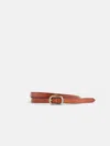 Alex Mill Maximum Henry Very Slim Belt In Brown