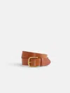 Alex Mill Maximum Henry Wide Standard Belt In Tan