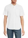 Alex Mill Men's Short Sleeve Button Down Shirt In White