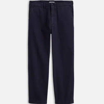 Alex Mill Men's Straight Leg Pants In Vintage Washed Chino In Dark Navy In Blue
