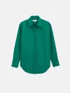 Alex Mill Mercer Shirt In Twill In Green